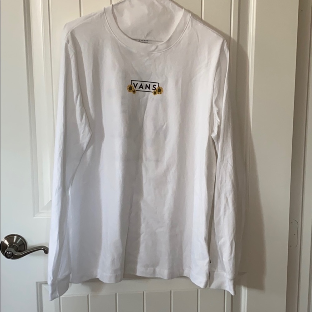 Vans long sleeve white T-shirt